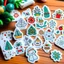 Placeholder: Introducing our festive collection of doodle hand-drawn holiday stickers, perfect for spreading cheer and spreading joy this season! From snowflakes and Christmas trees to candy canes and reindeer, our stickers are filled with whimsical illustrations that are sure to bring a smile to your face. Made with high-quality materials, these stickers are durable and easy to peel and stick, making them the perfect addition to your holiday cards, gifts, or decorations. Spread some holiday