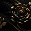 Placeholder: Create black rose and gold background