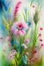 Placeholder: Ultra mega super fur, wool, reed, feather grass, cotton, cereals. fluffy, fountain of flowers velvety pink blue mint lilac green herbal, whiter than white garden watercolor, eustoma high detail, high resolution, willow branches fluffy soft, whiter than white flowers pink peach pink pastel the most delicate colors classicism minimalism. Catherine Welz Stein. Dmitry Vishnevsky