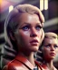 Placeholder: Ultra Realistic retro sci-fi movie Supermarket parking scene, 1960 year, waist up view portrait, 2 clones blonde women, sweet teenager Jane Fonda face, perfect iris, glow eyes, face makeup, tight latex coat, a lot of people, Retro sci-fi style, soft color, highly detailed, unreal engine 5, ray tracing, RTX, lumen lighting, ultra detail, volumetric lighting, 3d, finely drawn, high definition, high resolution.