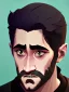 Placeholder: Portrait of a 30 year old strange gay wizard like Jake Gyllenhaal