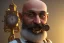 Placeholder: portrait of a bald and shaved Atul Bhardwaj building lego, steampunk, brown eyes, no facial hair, steampunk, unreal 5, octane render, cinema4d, dynamic lighting, soft lighting, 4k, redshift render, highly detailed, hyper realistic