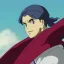 Placeholder: fire emblem, anime, screenshot, ova, 90s anime, boy, prince, sword, fantasy setting, fullbody, fighting dragon