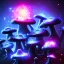 Placeholder: Spherical Frost metal magic armoured lightning Mycelium MUSHROOMS stars galaxy SPACE lANDSCAPE BURNING IN BLUE FLAMES hellfire abyss math chaos