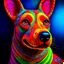 Placeholder: Beautiful anthropomorphic dog colorful art conceptual, amazing artwork, hyper detailed, ultra maximalist quality, 12k