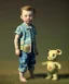 Placeholder: Van gogh toddler, full body, dramatic lighting, hyper realistic