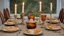 Placeholder: seven candles on a table