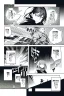 Placeholder: street fight, manga page, line arts, greyscale
