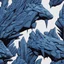 Placeholder: blue asteroid stylized