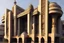 Placeholder: Grand scale Indian Architecture modern futuristic, inspired by hindu Architecture