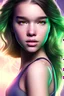 Placeholder: 4K Ultra-HD -- Hailee Steinfeld as She-Hulk --4k Ultra-HD--Hyper realistic--Cinema lighting