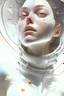 Placeholder: ((Female astronaut)) wearing ((space suit)), (Body of a slim bodied goddess),((spreading legs)), ((white fluid overflowing from her face)). in (soft morning light). ((very beautiful face and eyes:1.2)), (detailed eyes), (highly detailed perky tits). (ethereal atmosphere). absurd resolution, skin pores, masterpiece, ultra-detailed, (lifelike), vivid, intricate details, (((photorealistic)))