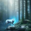 Placeholder: wolf, water, blue, forest, masterpiece, expert, 8K, hyperrealism, sharp focus, cinematic lighting