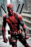 Placeholder: Daredevil / Deadpool hybrid. Photograph.