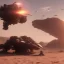 Placeholder: Armored Core machine robot fights another Armored Core fly in the sky in the desert with the ocean where you can see the space in the sky with the twilight on the horizon, 4k resolution