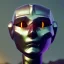 Placeholder: Robot cute neck head portrait, warrior costume, village, meditation, 8k quality