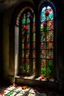 Placeholder: دیوار خانه داخلی نمای دورخانه ایرانی قدیمی پنجره گل رنگی
