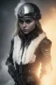 Placeholder: All Black AnnaSophia Robb soldier, ghost, wearing high tech mask, white smoke, dark, rage, sorrow, high definition, ultra 8 k, volumetric lighting, blue fire, fog