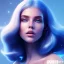 Placeholder: Portrait of mutant pretty woman , perfect composition, hyperrealistic, blue cosmic atmosphere, super detailed, 8k, high quality,