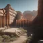 Placeholder: Petra + Ürdün, photo realistic, unreal engine