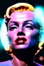 Placeholder: Ultra Realistic retro sci-fi scene, portrait, blonde woman, sweet young Marilyn Monroe face, perfect iris, tight latex coat, Strange planet background, Retro sci-fi style helmet, fog, rain, soft color, highly detailed, unreal engine 5, ray tracing, RTX, lumen lighting, ultra detail, volumetric lighting, 3d, finely drawn, high definition, high resolution.