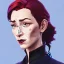 Placeholder: Portrait of a 30 year old witch like Cate Blanchett and Mary Poppins