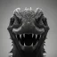 Placeholder: black dragon, dragon portrait, portrair, dragon head, dragon face, big eyes, smile, dragon with fathers, happy, 8k resolution, high-quality, fine-detail, fantasy, incredibly detailed, ultra high resolution, 8k, complex 3d render, cinema 4d