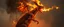 Placeholder: portrait of wild fire breathing dragon kangaroo above byzantes