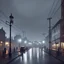 Placeholder: highly detailed, 4k, digital painting, hyperrealism portrait of a dark gothic city streetview with street lights, nighttime