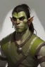 Placeholder: teen young half orc male