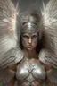 Placeholder: fierce female warrior angel