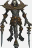 Placeholder: pixel undead soul sprite for pixel game in the medieval style side view idle animation. --ar 9:16