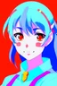 Placeholder: rei evangelion kawaii pastel colors