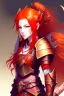 Placeholder: Teenaged Female Red haired kitsune paladin/bard