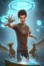 Placeholder: Percy Jackson with water powers