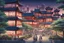 Placeholder: a vivid and highly detailed 16k resolution illustration of a vocational night school in a Chinese city metropolis for adult Chinese professionals learning new skills