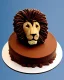 Placeholder: Lion aslan model made of Chocolate cake