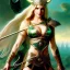 Placeholder: portrait 'beautiful Sexy Busty Blonde Sif',long hair,horned helmet, celtic tattoed,crystal clear green eyes,painting by gaston bussiere, greg rutkowski, yoji shinkawa, yoshitaka amano, tsutomu nihei, donato giancola, tim hildebrandt, oil on canvas, cinematic composition, extreme detail,fit full head inside picture,32k