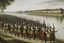 Placeholder: French Army marching next to river1669