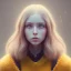 Placeholder: Portrait of cute girl, harry potter style,Fantasy art, yellow clothes, octane render