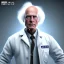 Placeholder: Portrait of Doctor Emmet Brown, Back to the Future, ultra realistic, high detail level, 8k, 3d, unreal engine