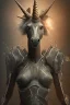 Placeholder: unicorn , dystopian surrealism, fantasy, hdr, demonic, dark art