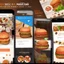 Placeholder: Social Media Design for Burger Restaurant