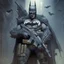 Placeholder: Evil Batman armed with Assault rifle