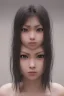 Placeholder: Hinata Hyuuga face, texture skin,Crystal white big eyes, long black hair, wearing The família addams, realistic, 4k, intricate, best quality, fog particles, fire particles, octane render, vray, sword fire, rain