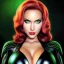 Placeholder: ultra detailed fullbody portrait of busty beautiful Black Widow, wearing skintight black costume, extremely detailed digital painting, intrincate, extremely detailed smiling face,crystal clear Big Green eyes, in the style of Adam Hughes , mystical colors , perfectly centered image, perfect composition, rim light, beautiful lighting,8k, stunning scene, raytracing