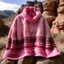 Placeholder: A pink woolly wonderland designed in Navajo yarn