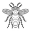 Placeholder: Insect coloring page for toddler