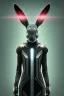 Placeholder: MCU Portrait, Front image, cyberpunk rabbit woman, mask, black red color, latex dress, photo studio, highly detailed, concept art, smooth, unreal engine 5, god rays, ray tracing, RTX, lumen lighting, ultra detail, volumetric lighting, 3d, finely drawn, high definition, high resolution.