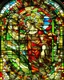 Placeholder: Raphael . STAINED GLASS